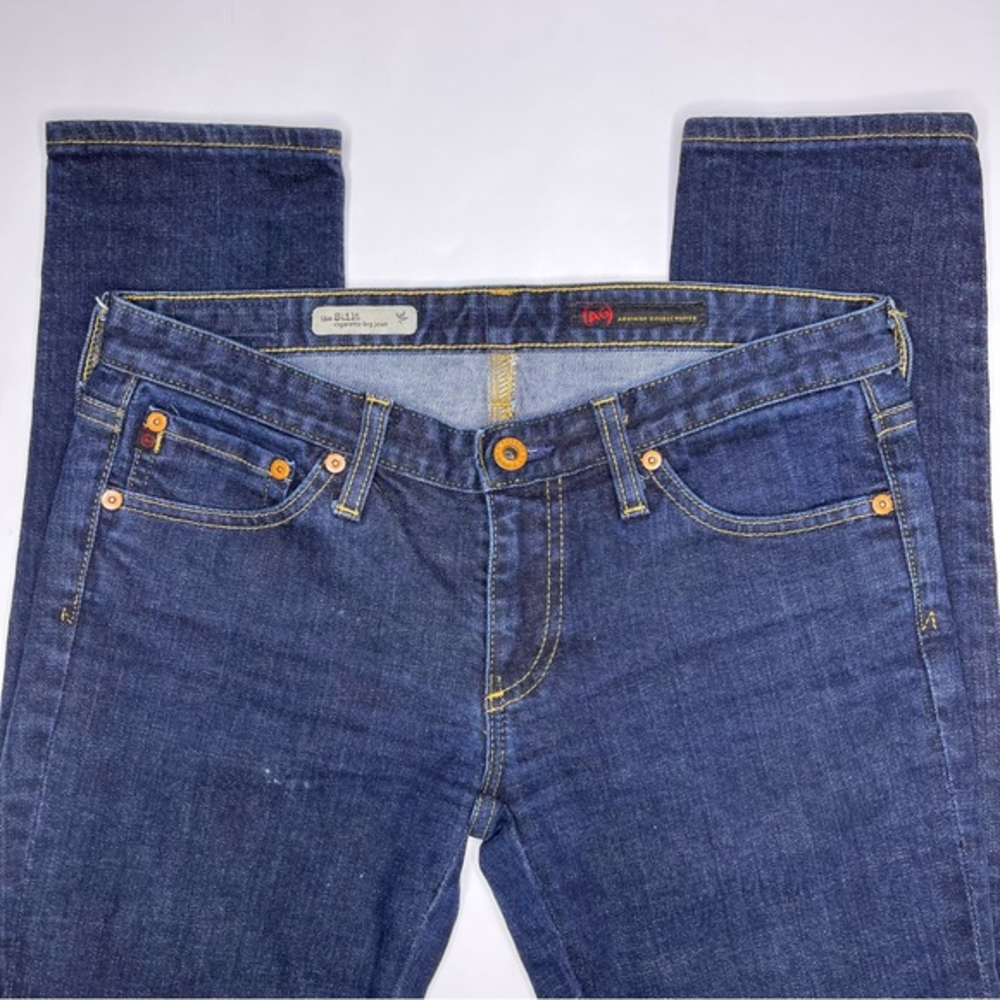 AG the Stilt Cigarette Leg Jean Low Rise Dark Wash‎ Size 28R